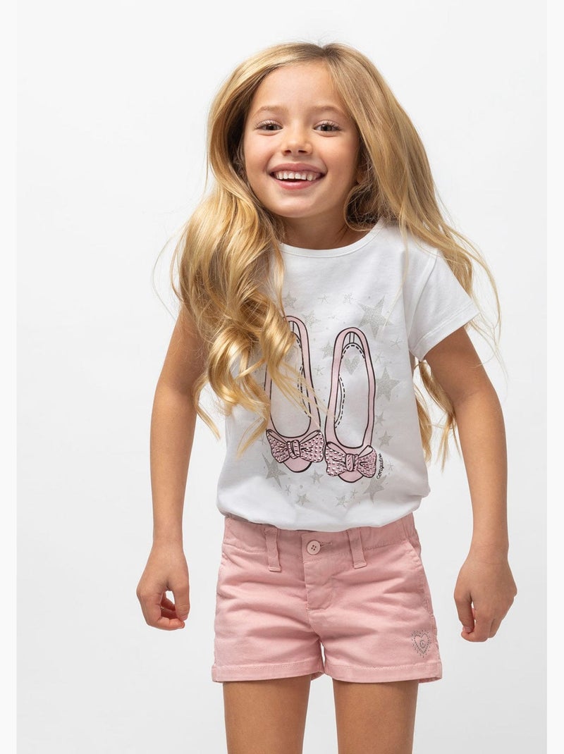 T-shirt conguitos Blanc - Kiabi