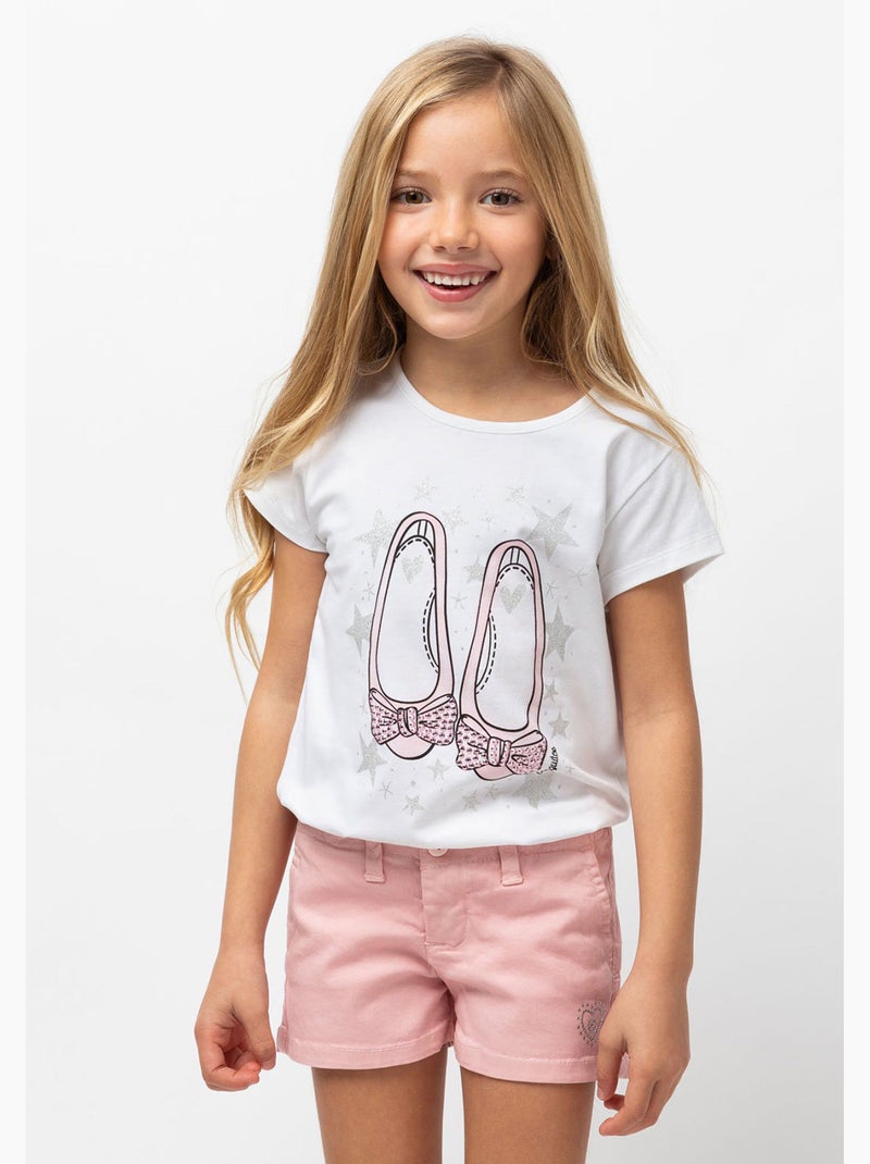 T-shirt conguitos Blanc - Kiabi