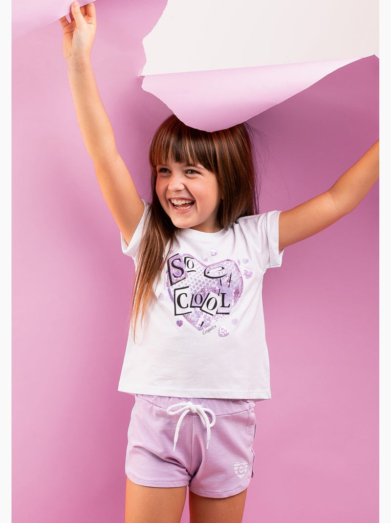 T-shirt conguitos Blanc - Kiabi