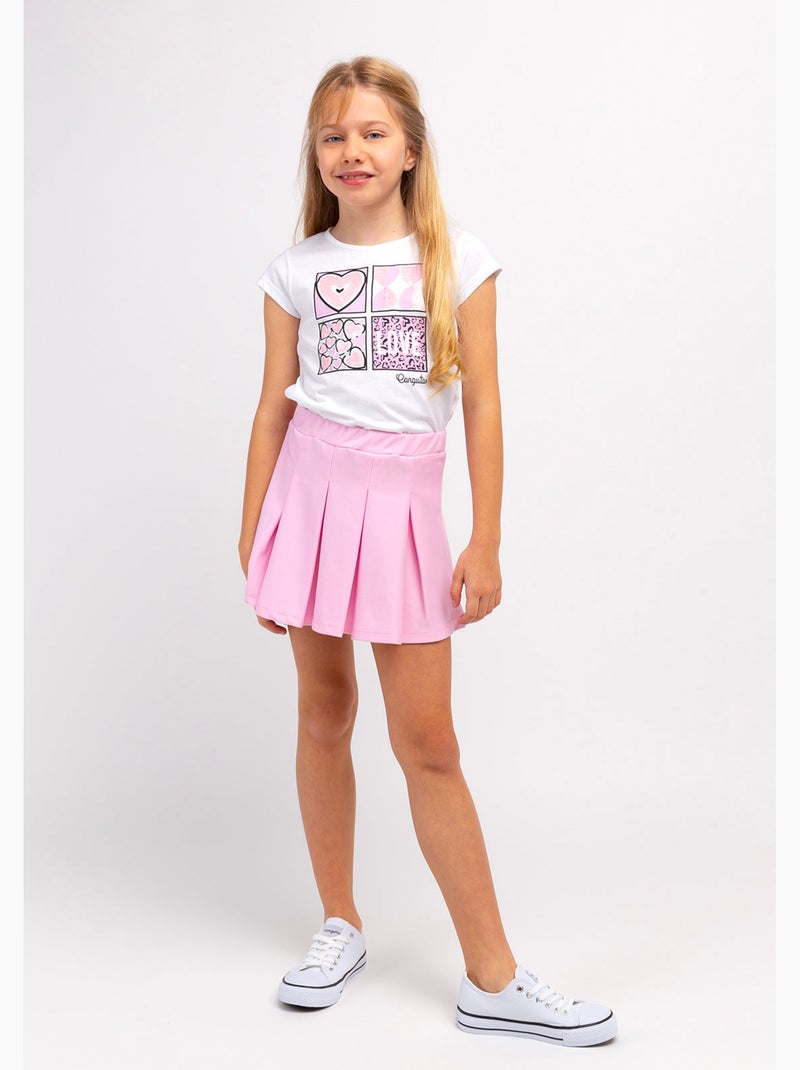 T-shirt conguitos Blanc - Kiabi