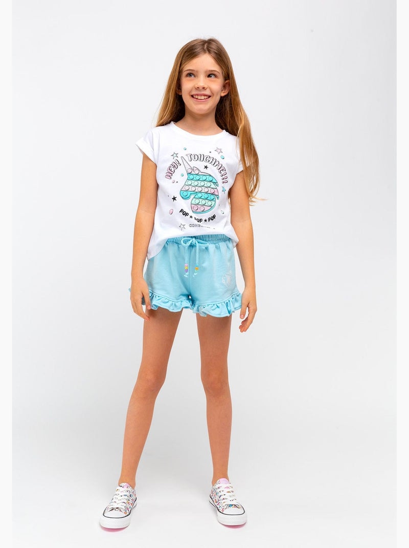 T-shirt conguitos Blanc - Kiabi