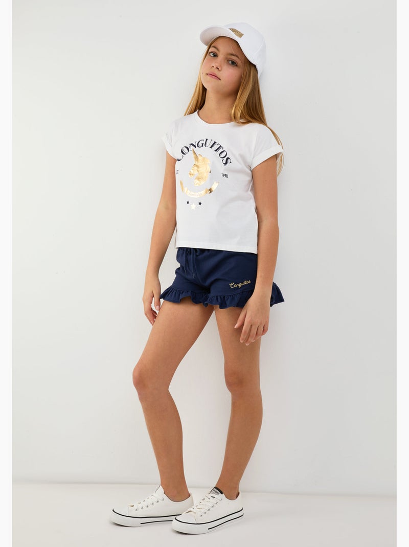T-shirt conguitos Blanc - Kiabi