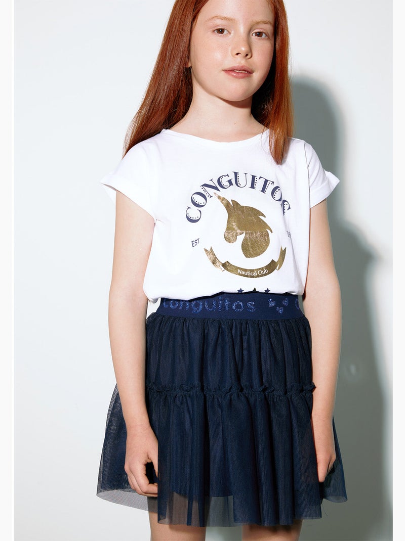 T-shirt conguitos Blanc - Kiabi