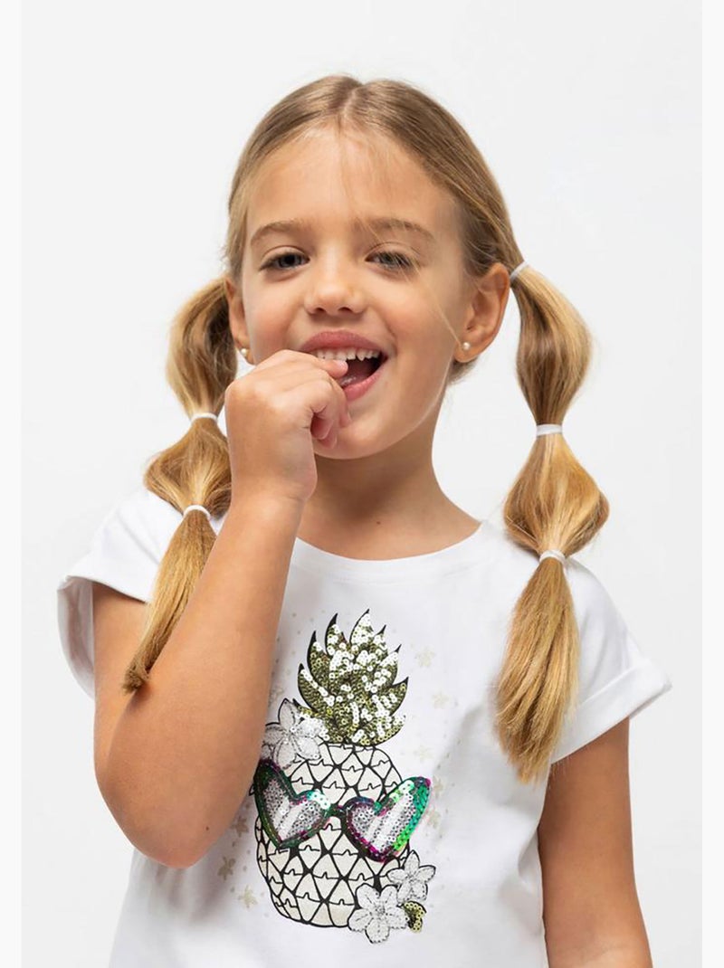 T-shirt conguitos Blanc - Kiabi