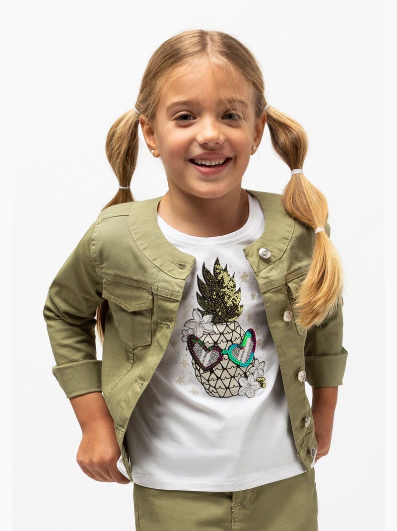 T-shirt conguitos Blanc - Kiabi