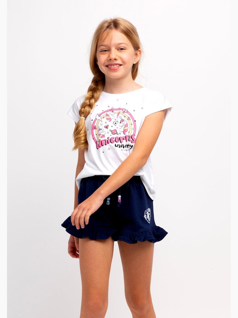 T-shirt conguitos Blanc - Kiabi