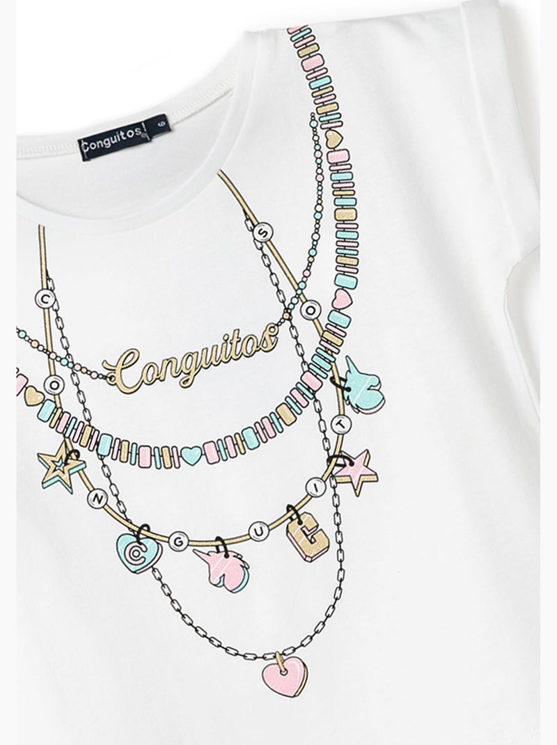 T-shirt conguitos Blanc - Kiabi
