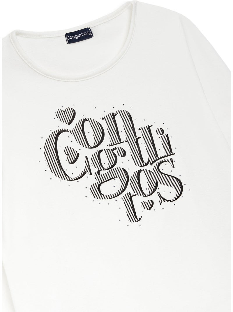 T-shirt conguitos Blanc - Kiabi