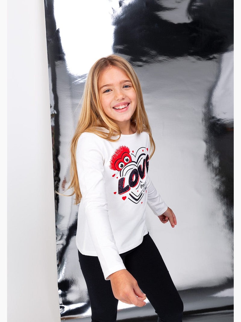 T-shirt conguitos Blanc - Kiabi