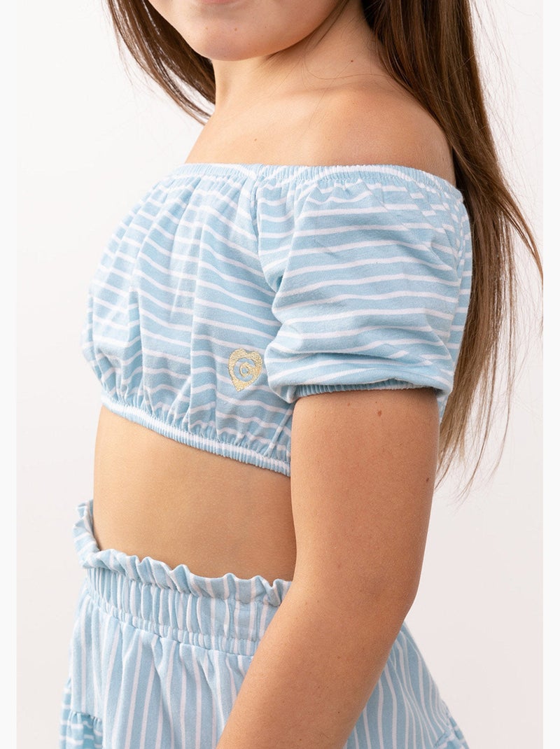 T-shirt conguitos Bleu azur - Kiabi