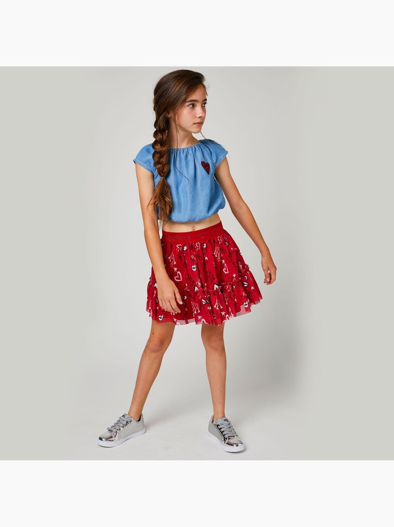 T-shirt conguitos Bleu roi - Kiabi