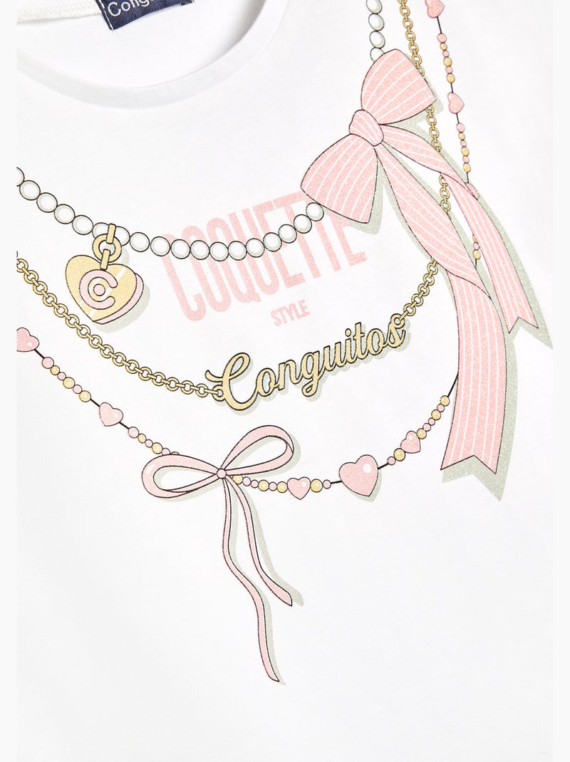T-shirt conguitos coquette Wit - Kiabi