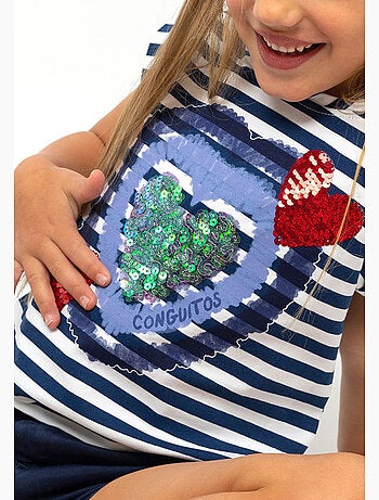 T-shirt conguitos corazones