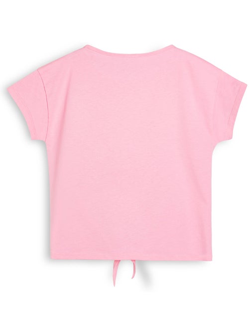 T-shirt conguitos diseño frontal purpurina - Kiabi T-shirt conguitos diseño frontal purpurina - Kiabi