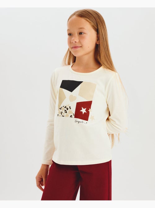 T-shirt conguitos estampado estrella - Kiabi T-shirt conguitos estampado estrella - Kiabi