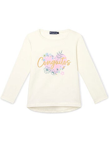 T-shirt conguitos estampado frontal camiseta