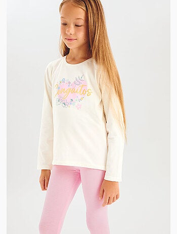 T-shirt conguitos estampado frontal camiseta