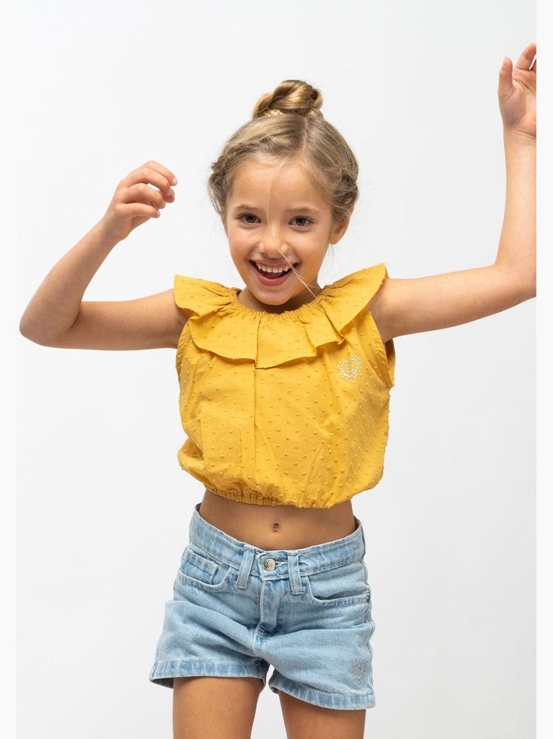 T-shirt conguitos Geel - Kiabi