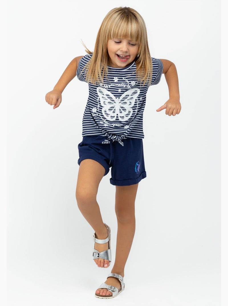 T-shirt conguitos Koningsblauw - Kiabi