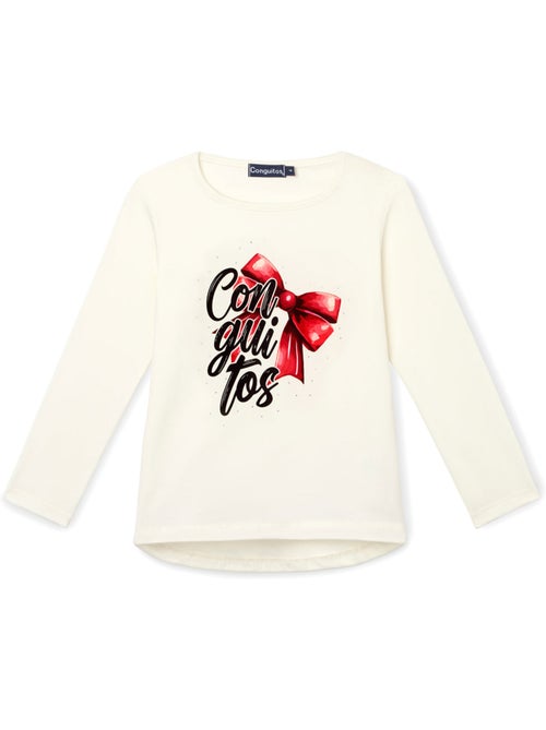 T-shirt conguitos larga estampado - Kiabi T-shirt conguitos larga estampado - Kiabi