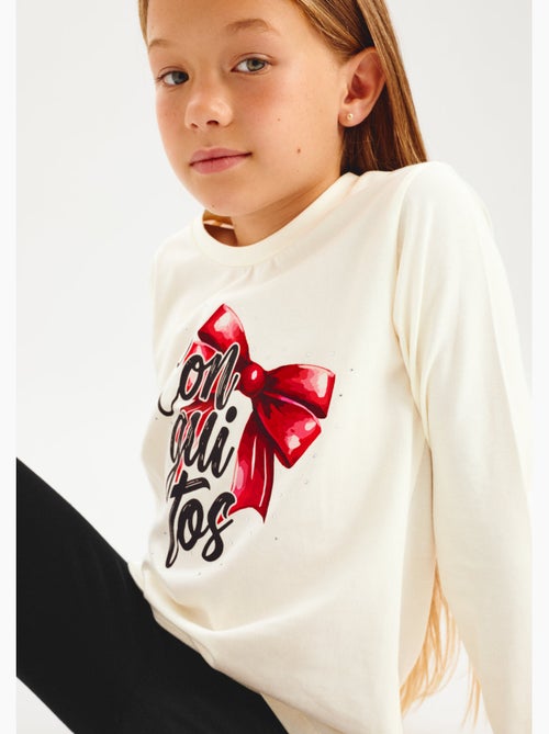 T-shirt conguitos larga estampado - Kiabi T-shirt conguitos larga estampado - Kiabi