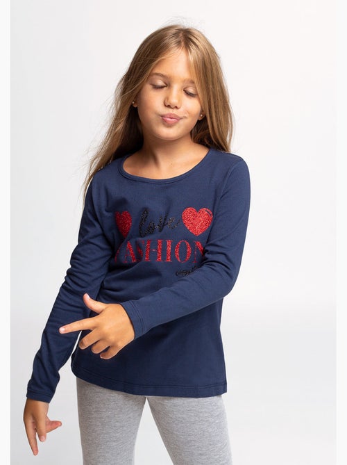 T-shirt conguitos larga - Kiabi