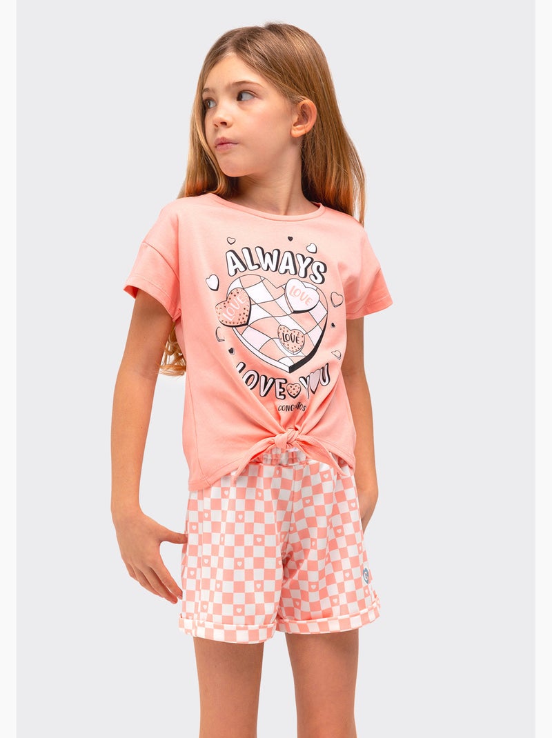 T-shirt conguitos Oranje - Kiabi