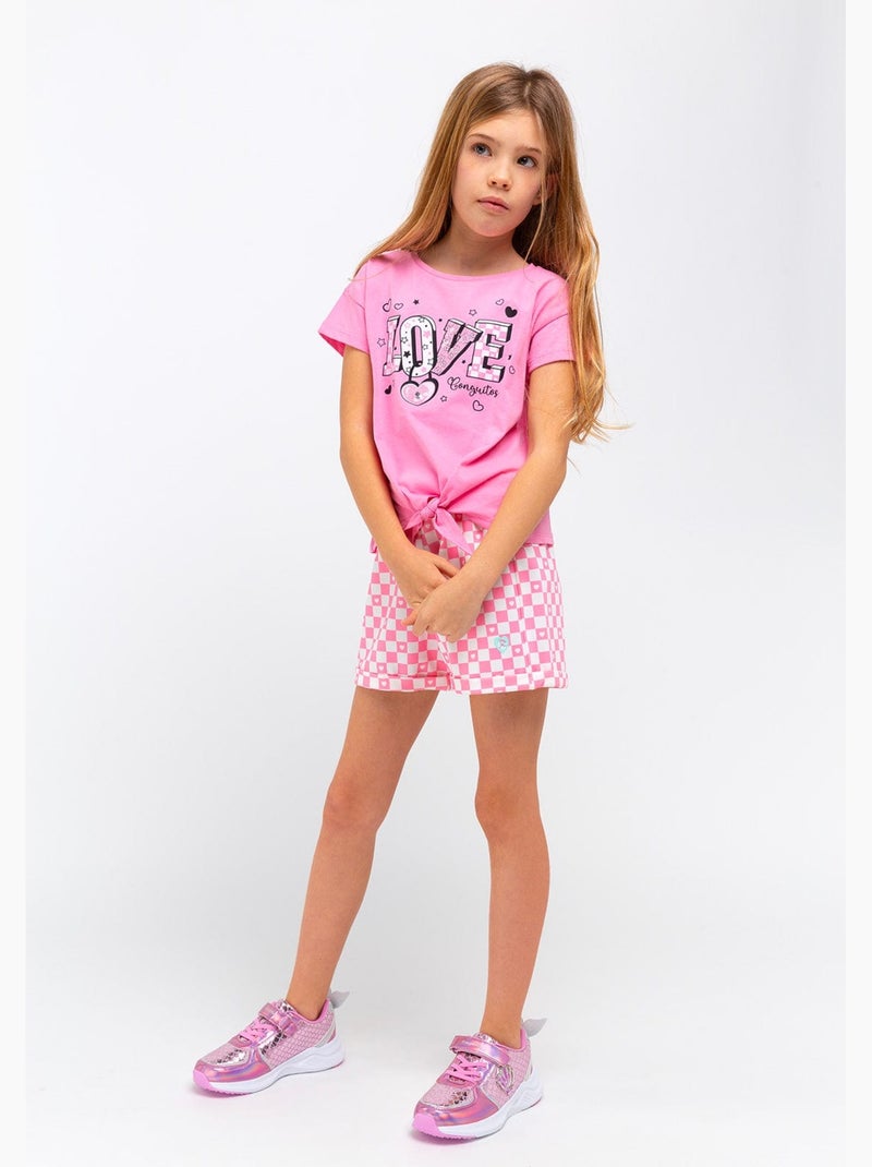 T-shirt conguitos Rose - Kiabi