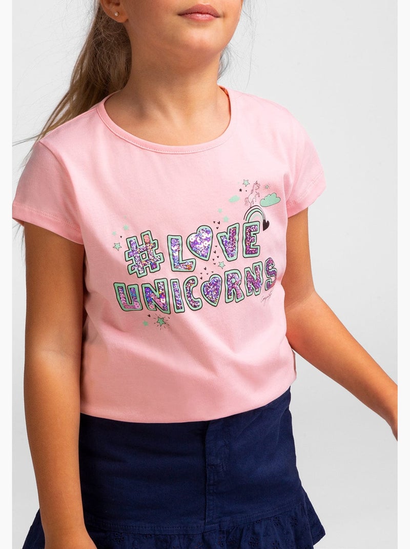 T-shirt conguitos Roze - Kiabi