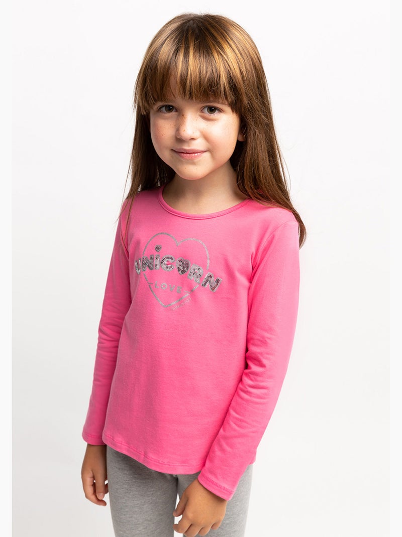 T-shirt conguitos Roze - Kiabi