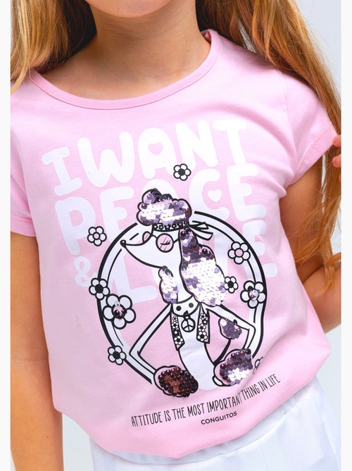 T-shirt conguitos - Kiabi