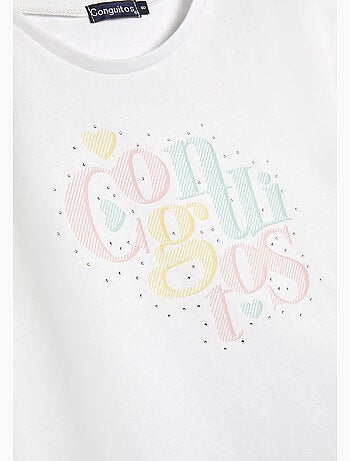 T-shirt conguitos strass ts
