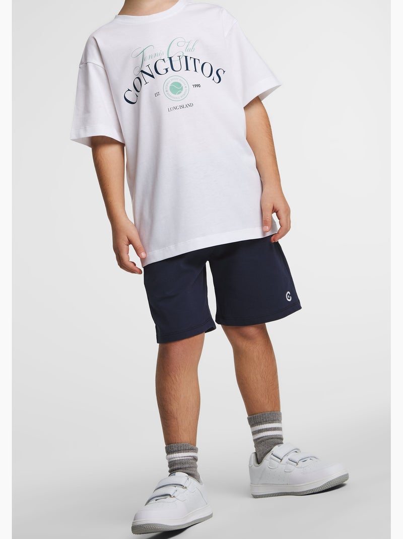 T-shirt conguitos tenis Blanc - Kiabi
