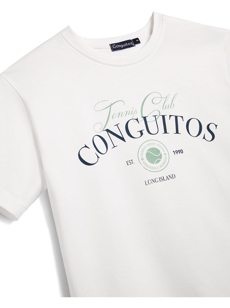 T-shirt conguitos tenis Wit - Kiabi