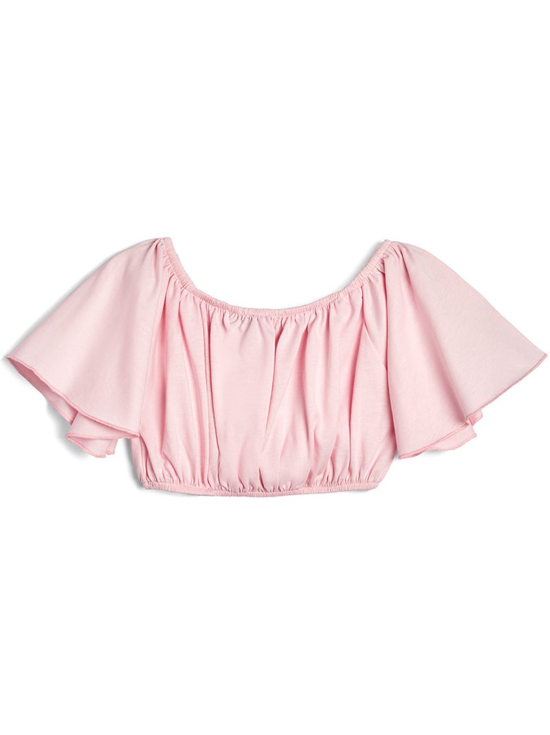 T-shirt conguitos top shoulder camiseta Rose - Kiabi