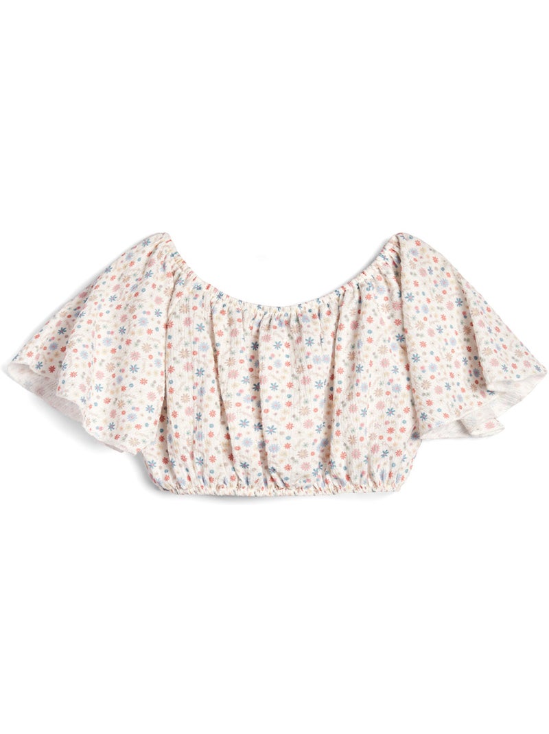 T-shirt conguitos top shoulder Multicolor - Kiabi