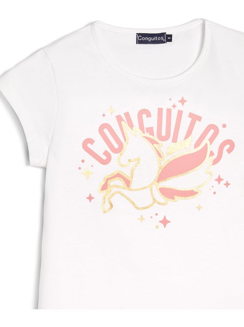T-shirt conguitos unicorn - Kiabi T-shirt conguitos unicorn - Kiabi