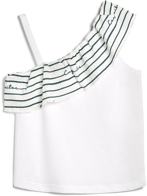 T-shirt conguitos volante - Kiabi