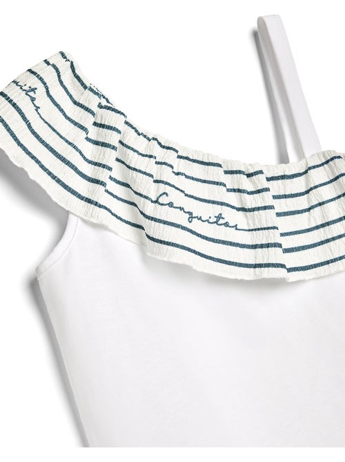 T-shirt conguitos volante - Kiabi