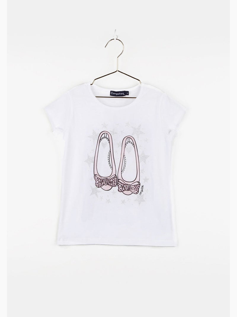 T-shirt conguitos Wit - Kiabi