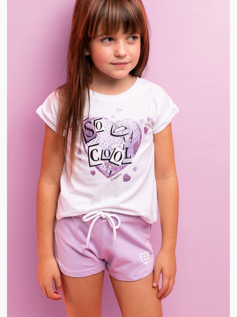 T-shirt conguitos Wit - Kiabi