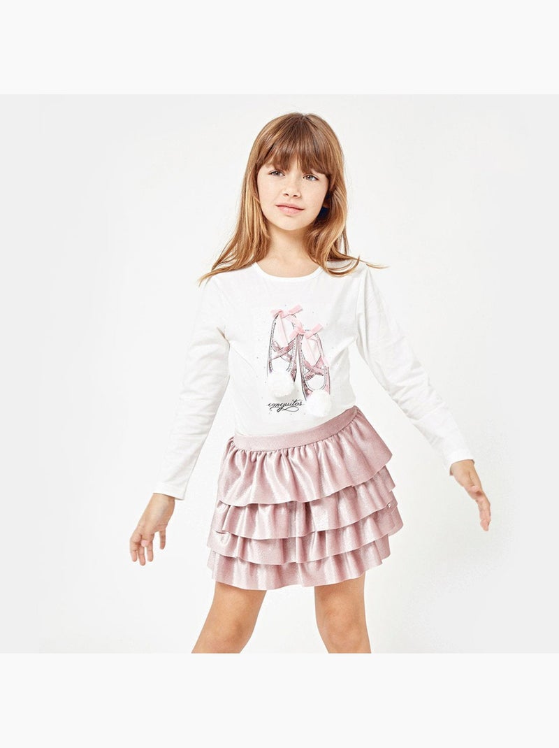 T-shirt conguitos Wit - Kiabi