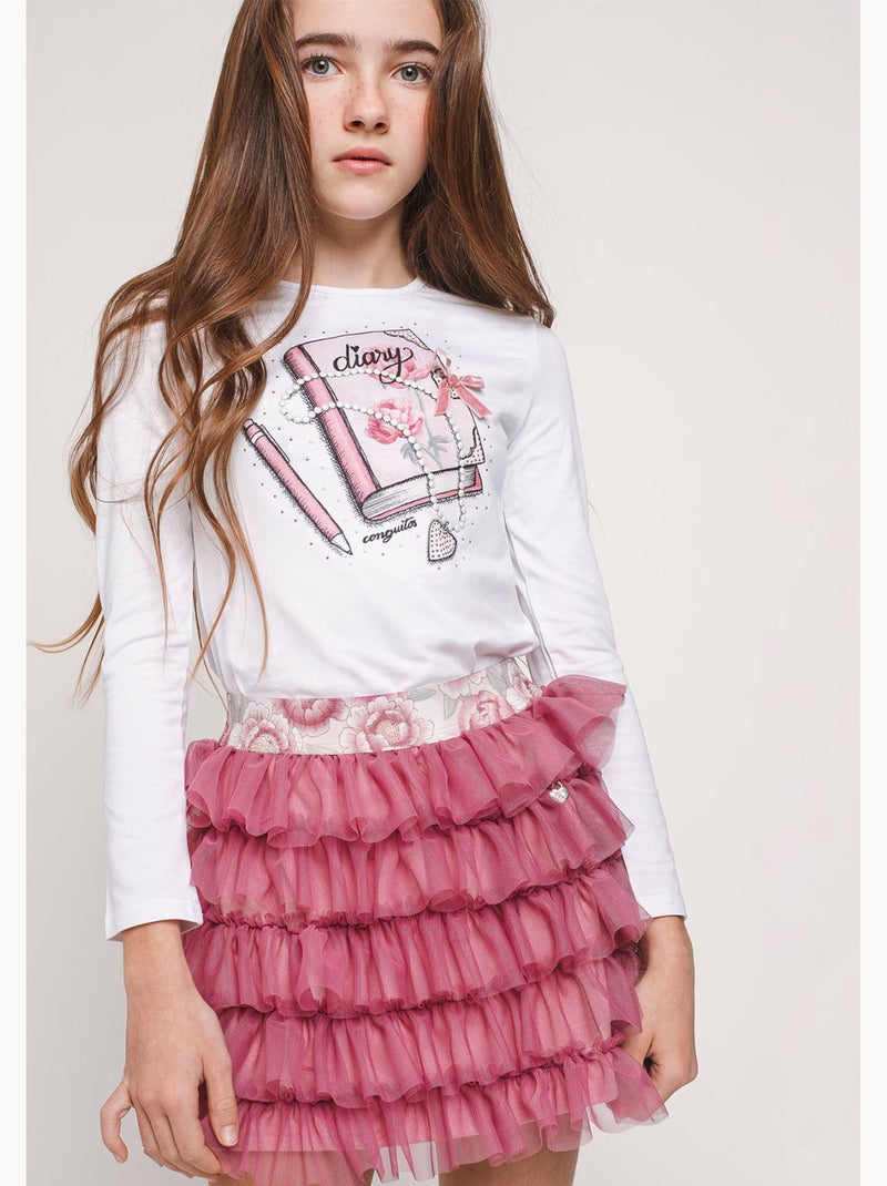 T-shirt conguitos Wit - Kiabi