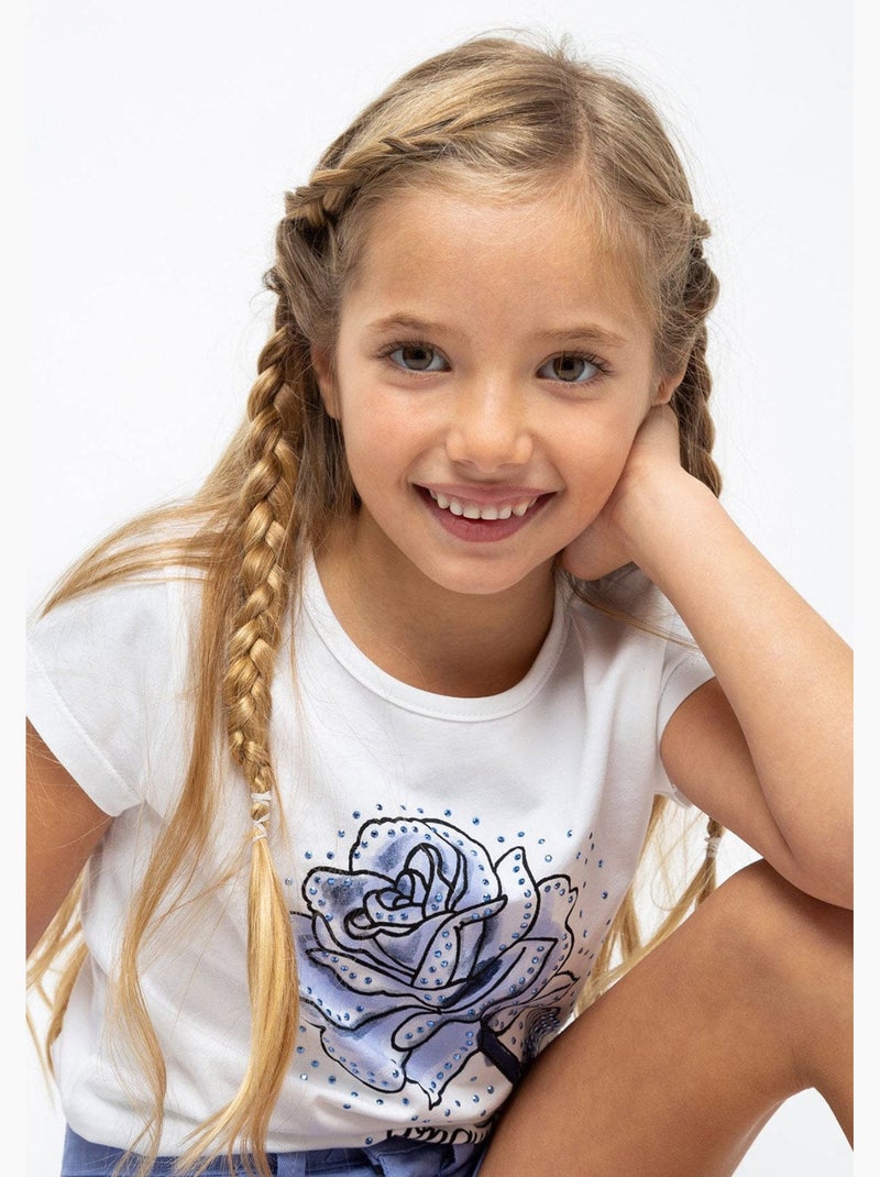 T-shirt conguitos Wit - Kiabi