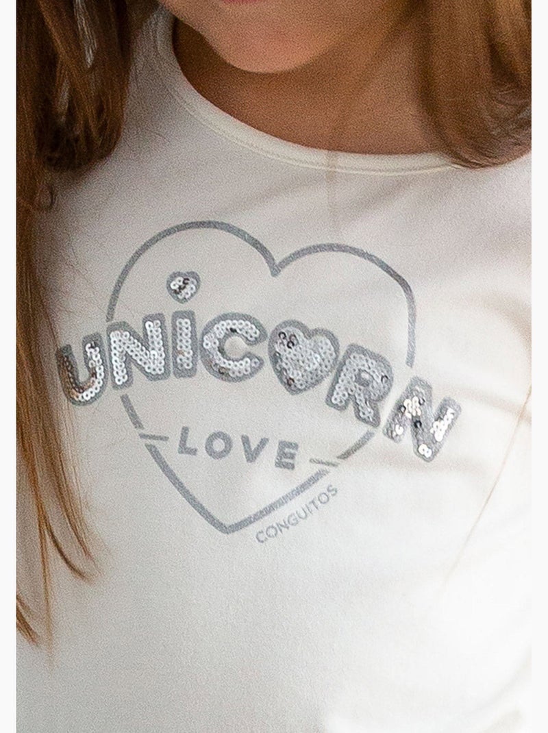 T-shirt conguitos Wit - Kiabi