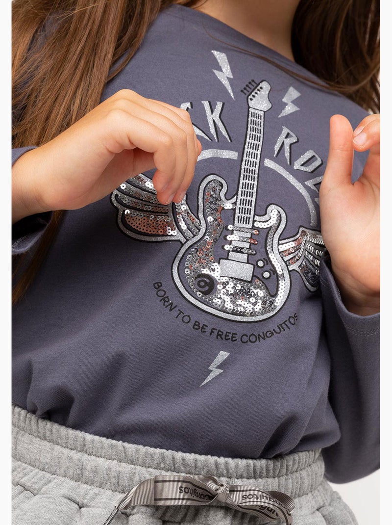 T-shirt conguitos Zilver - Kiabi