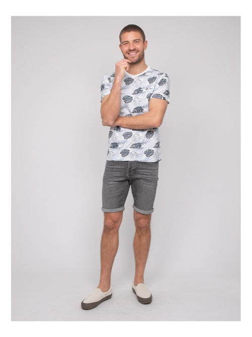 T-shirt coton motifs narotiness - Kiabi