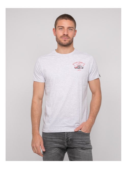 T-shirt coton motifs nerolma - Kiabi
