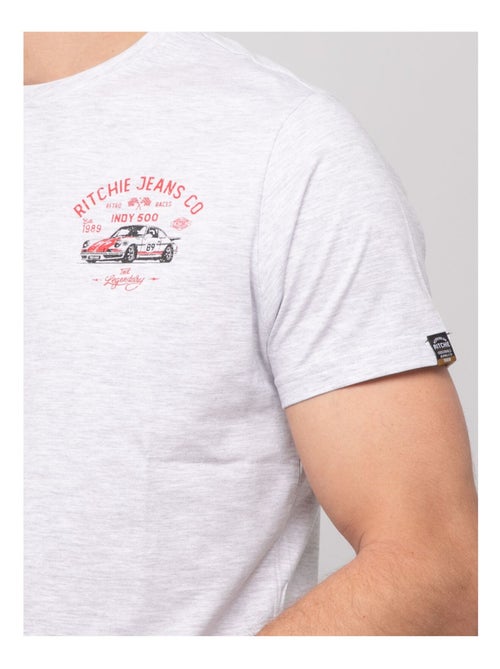 T-shirt coton motifs nerolma - Kiabi
