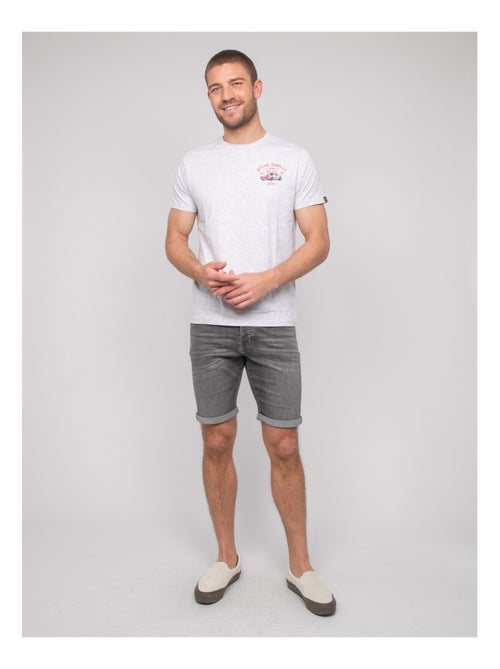 T-shirt coton motifs nerolma - Kiabi